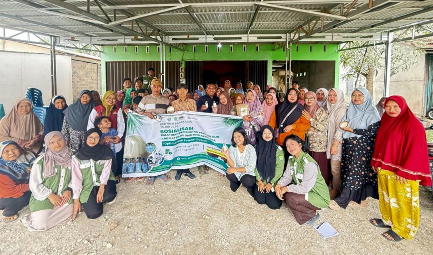 Mahasiswa Kukerta Unri Dorong Warga Pangkalan Tujuh Kembangkan Usaha VCO