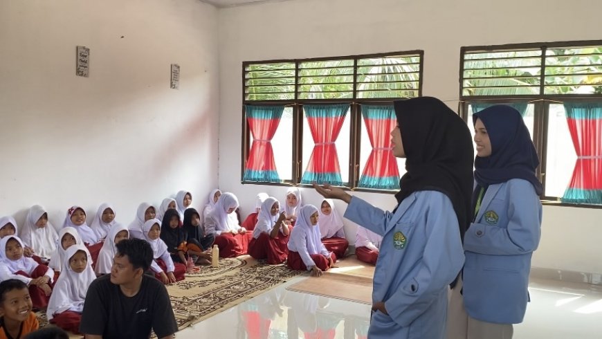 59 Siswa SD di Kuansing Ikut Edukasi Literasi Keuangan dari Mahasiswa Kukerta Unri