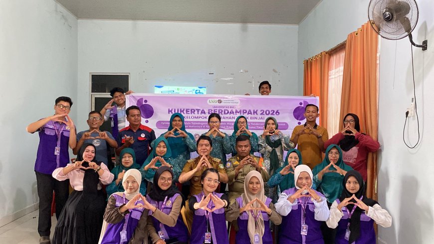 Dorong UMKM Teluk Binjai Go Digital, Kukerta Unri Gelar Pelatihan Digital Marketing