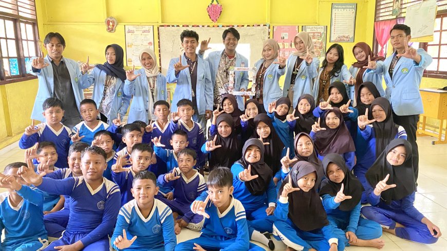 Mahasiswa Kukerta Unri Edukasi Siswa SDN 002 Logas Cegah Bullying