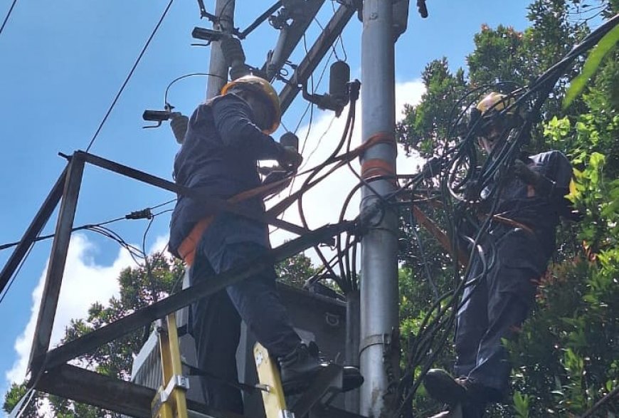 Antisipasi Gangguan, Perumda Tuah Sekata Benahi Jaringan Listrik di Dua Titik Pangkalan Kerinci