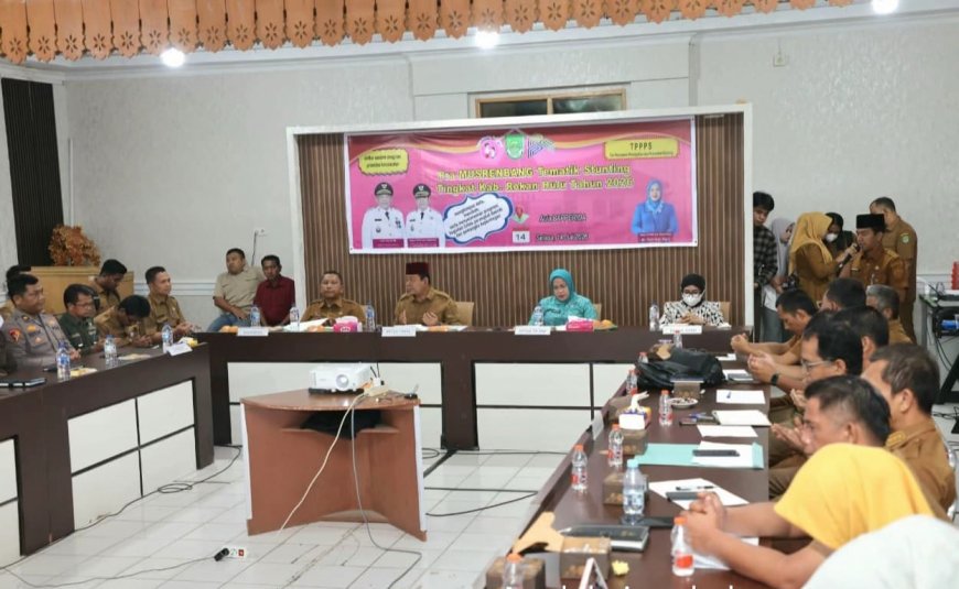 Wabup Rokan Hulu Minta Intervensi Gizi Penanganan Stunting Tepat Sasaran hingga Desa