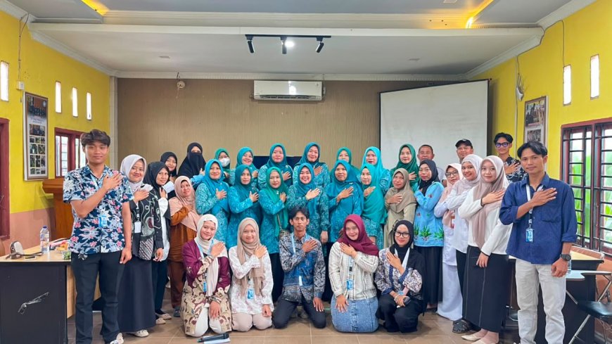 Mahasiswa Kukerta Unri Edukasi Warga Desa Danau Pulai Indah soal Memilih dan Mengolah Pangan Sehat