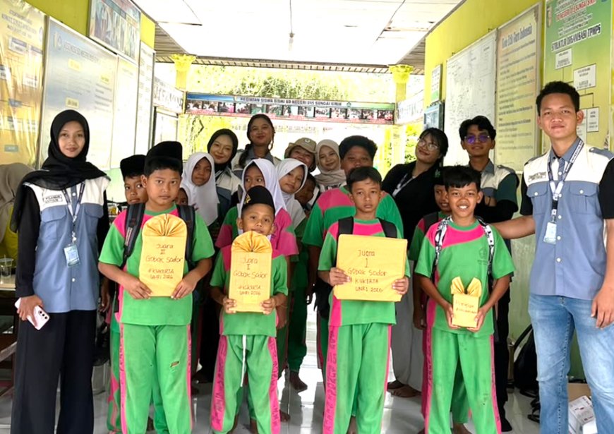 250 Siswa SDN 015 Sungai Sirih Diajak Tinggalkan Gawai Lewat Permainan Tradisional Hari Anak Nasional