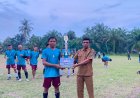 Turnamen Liga RW Kampung Rempak Meriah, Mahasiswa Kukerta Unri Bangun Kebersamaan Lewat Sepak Bola