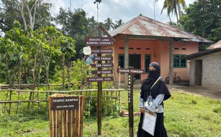 Program PONDASI Mahasiswa KKN Unri Percantik Desa Siberakun