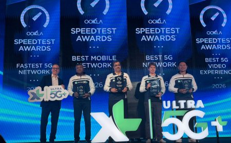 XL Pertama Kali Raih Predikat Best Mobile Network Indonesia versi Ookla 2026