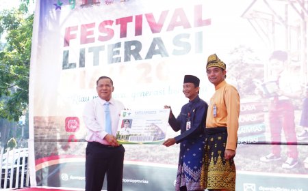 Festival Literasi 2026 Dibuka, Target Minat Baca Riau Capai 73 Persen pada 2029