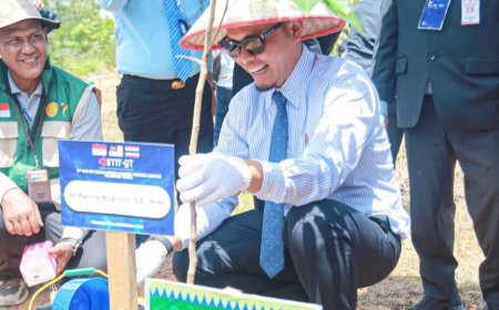 Kepala Daerah IMT-GT Tanam Pohon di Pekanbaru, Tegaskan Komitmen Pembangunan Kota Hijau