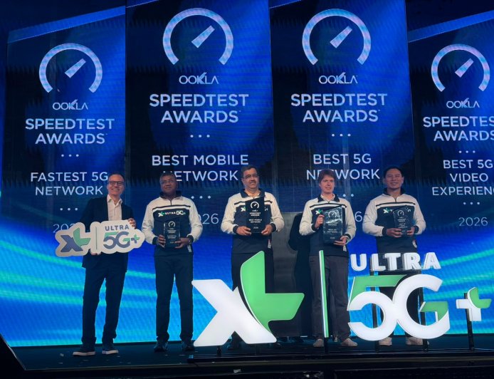 XL Pertama Kali Raih Predikat Best Mobile Network Indonesia versi Ookla 2026