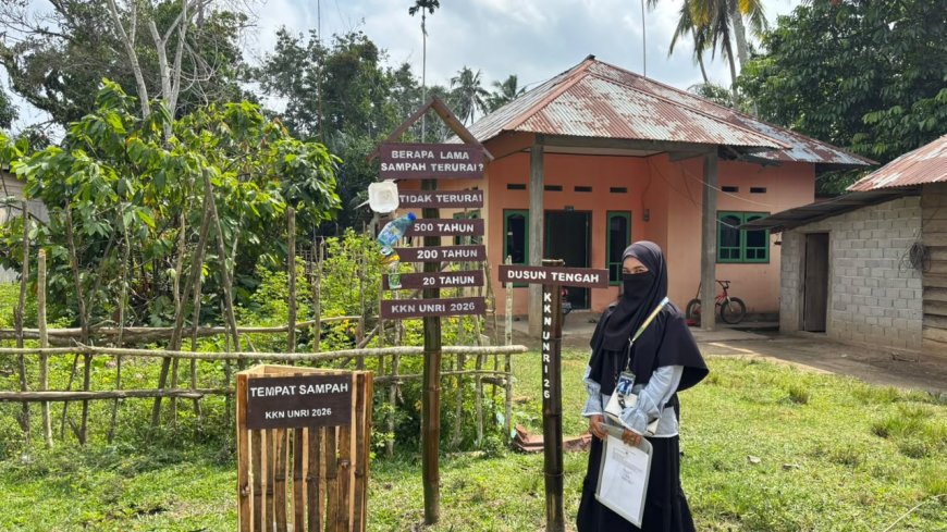 Program PONDASI Mahasiswa KKN Unri Percantik Desa Siberakun