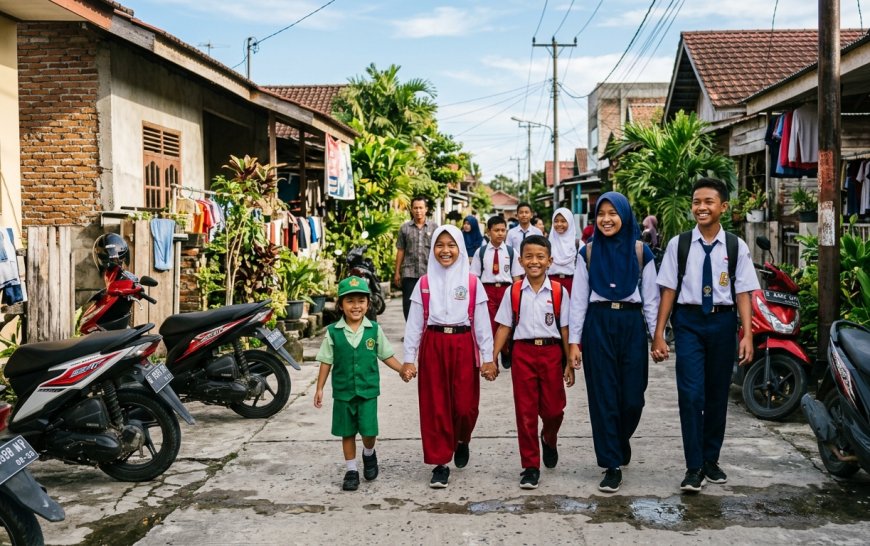 Pemko Pekanbaru Gratiskan Tiga Setel Seragam untuk Seluruh Siswa Baru SD dan SMP Negeri