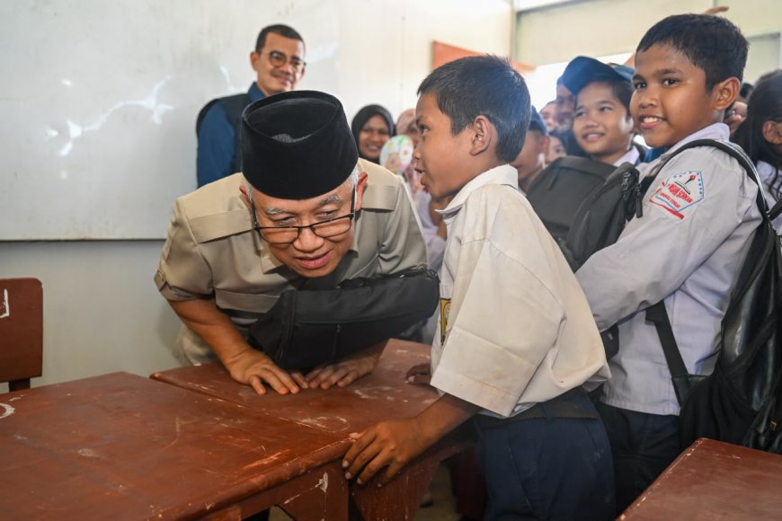 Kemendikdasmen Bangun Ruang Kelas Darurat untuk SMP Insani Sorkam