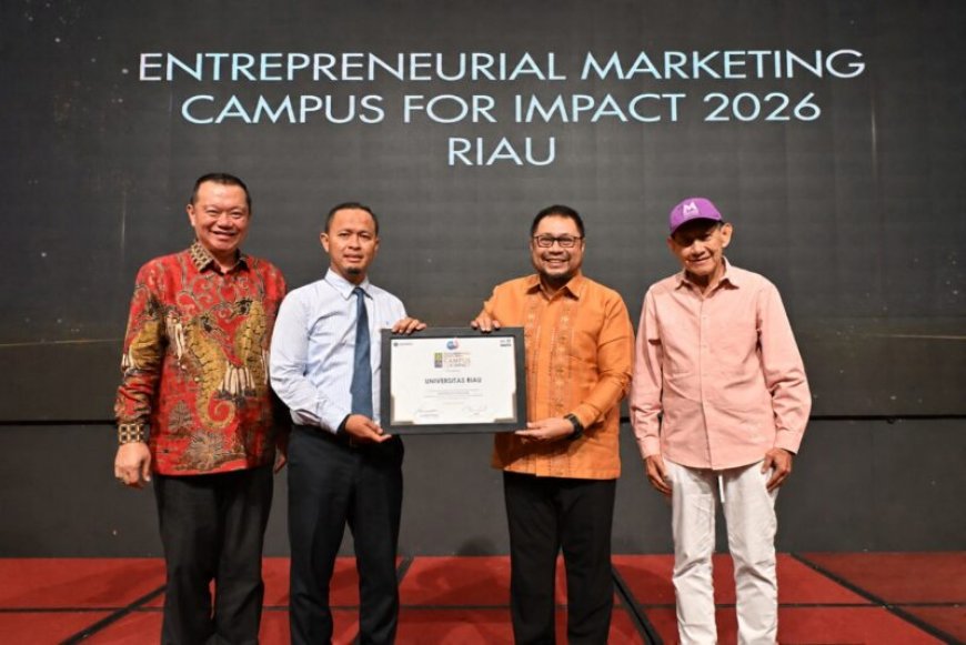 Ekosistem Kewirausahaan Unri Raih Pengakuan Nasional Lewat Penghargaan Marketing Festival 2026