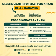Update Cara buka Blokir Bank Danamon atau akun D-Bank PRO mobile banking