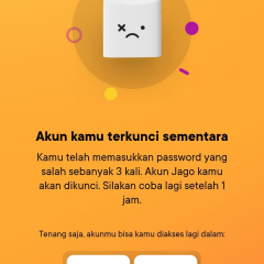 cara buka blokir bank jago salah password