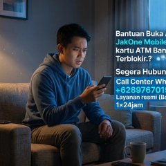 Cara buka blokir ATM Bank DKI diakun JakOne Mobile salah password
