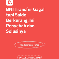BNI transfer gagal tapi saldo berkurang, ini penyebab dan solusinya