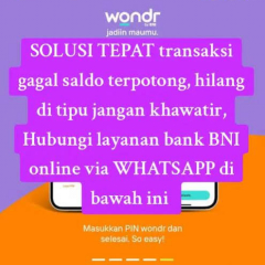 1.Solusi BNI Mobile Salah Transfer Solusi Solusi
