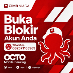 Cara Buka blokir OCTO Mobile Terblokir 082371163969